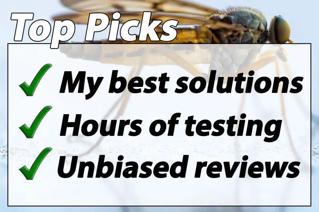 Recommended mosquito repellent solutions