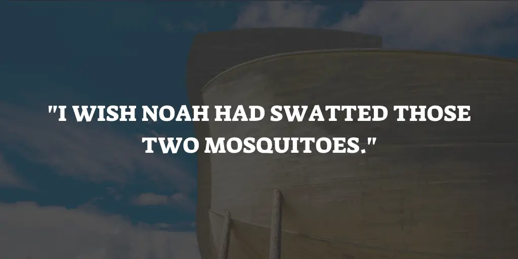 Noah Mosquitoes quote arc